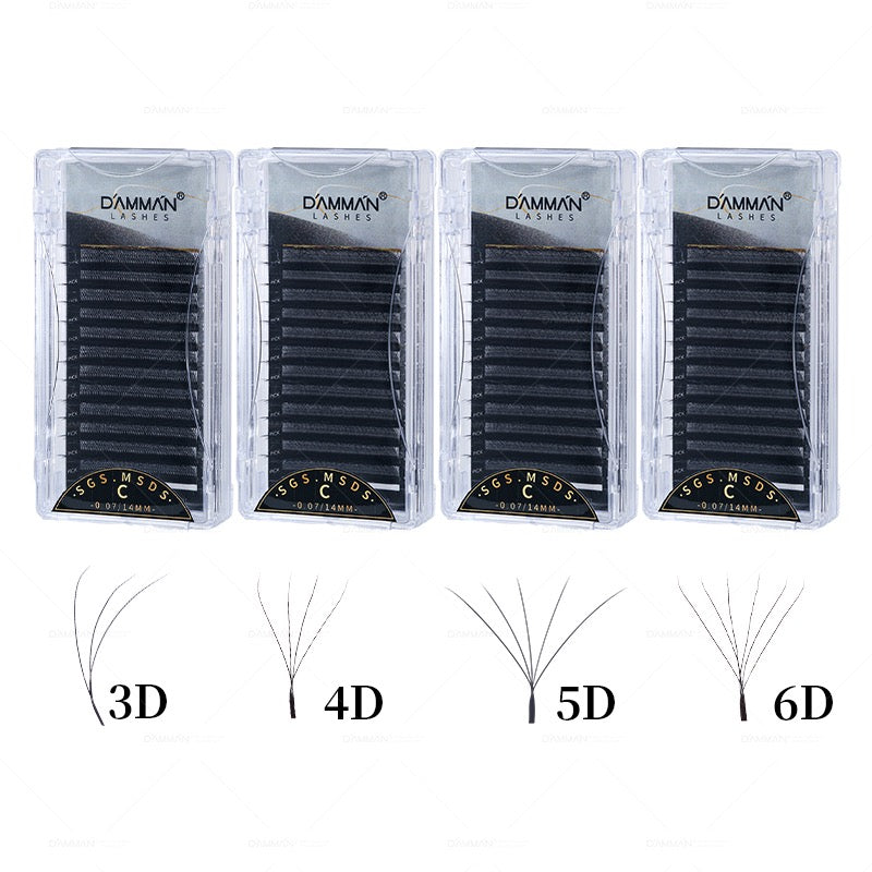 Extensions de cils 4D