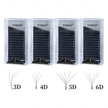 Extensions de cils 4D