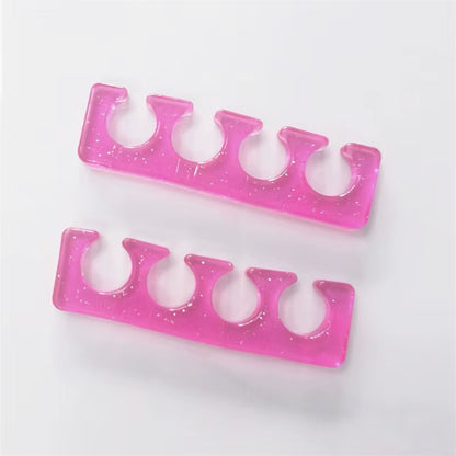 Séparateur d'orteilles en silicone réutilisables