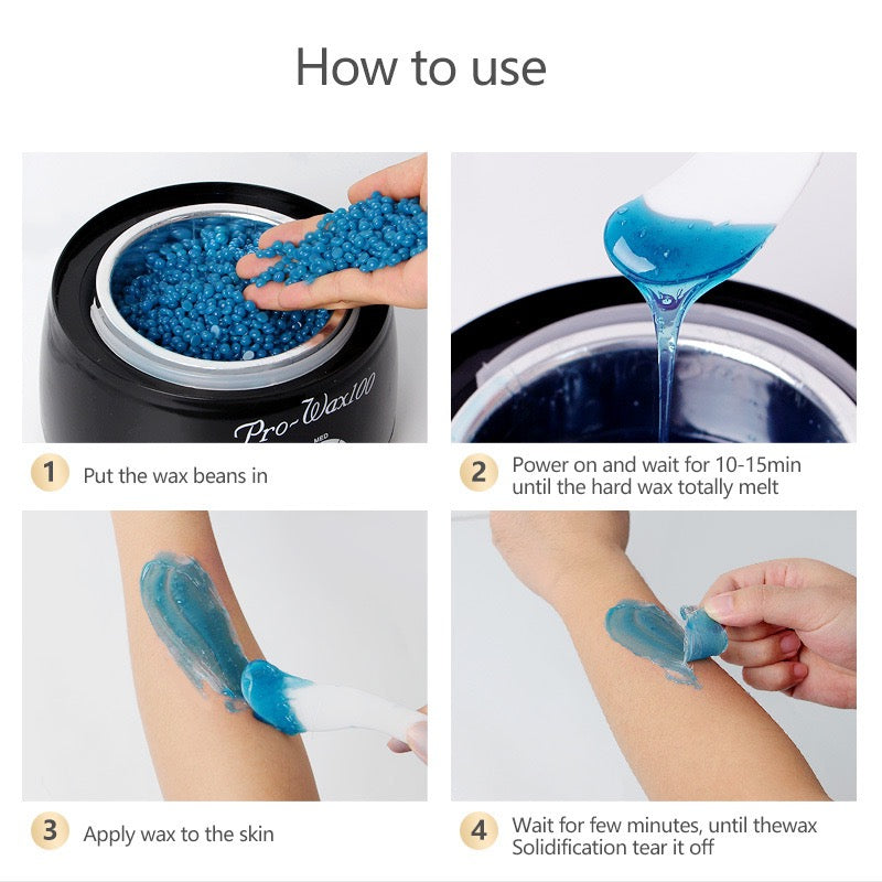 Perles de cire chaude sans bande
