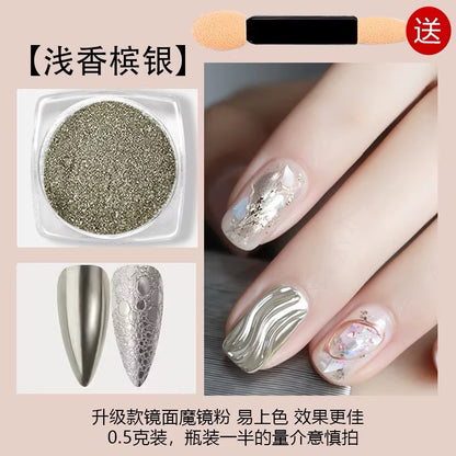 Chrome nail glitter powder