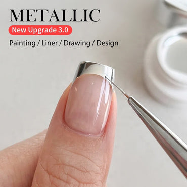 Painting Gel UV LED Argenté Métallique
