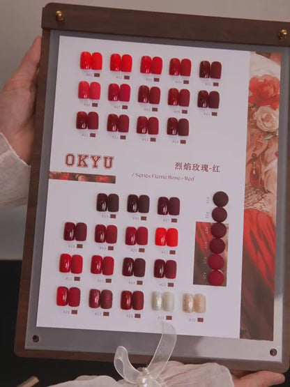 Coffret rouge - 30 Vernis semi-permanents
