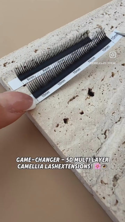3D Multilayer lashes Camelia  - Courbure LC
